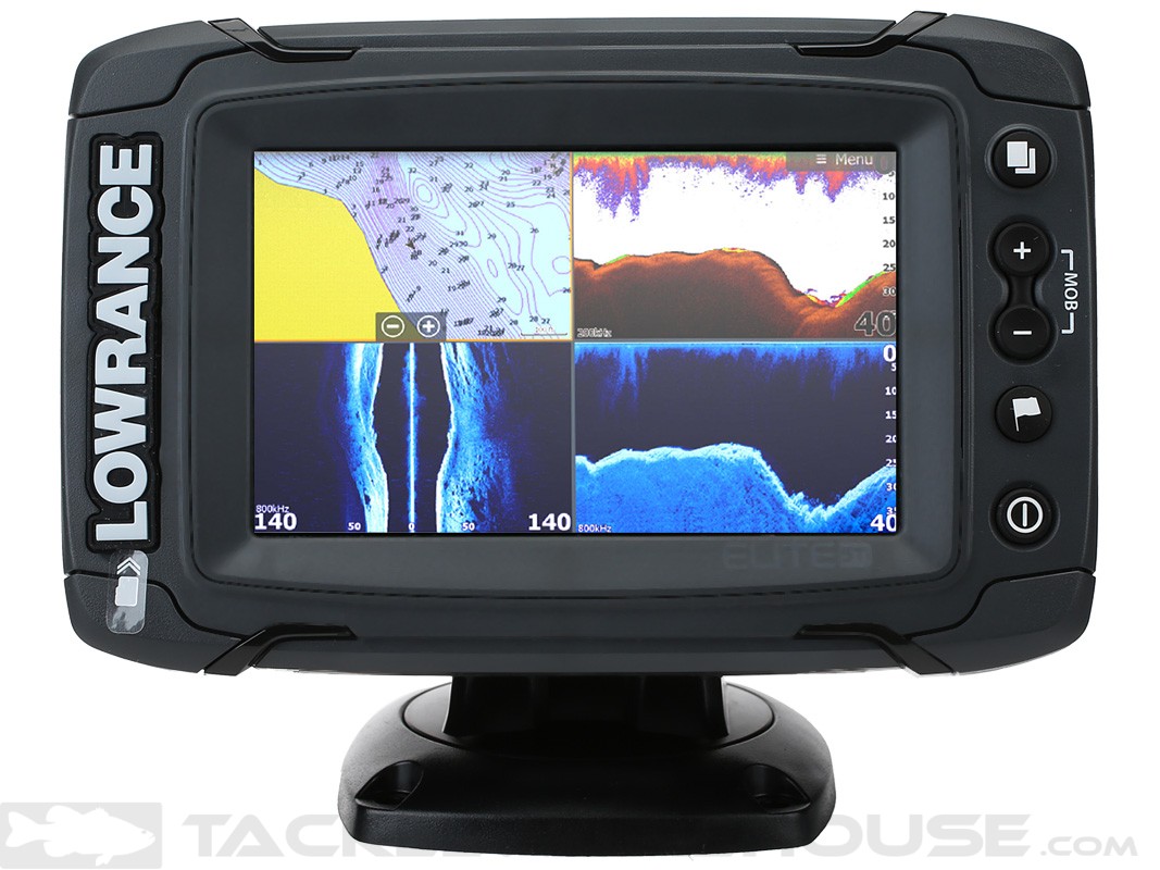 KAJALOOD-GPS LOWRANCE Elite-5 Ti Mid/High/TotalScan