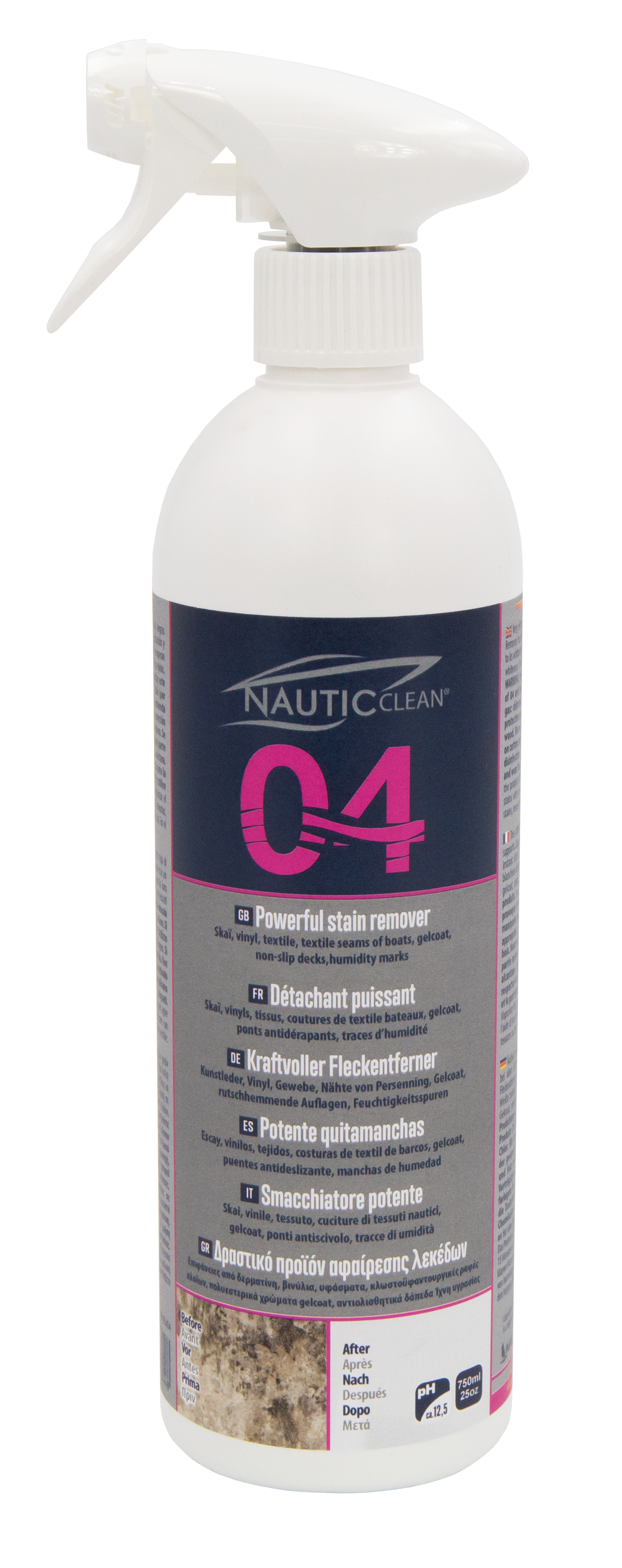 Nautic Clean 04 võimas plekieemaldusvahend spray 750ml